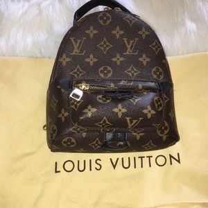 Louis Vuitton Palm Springs mini monogram backpack